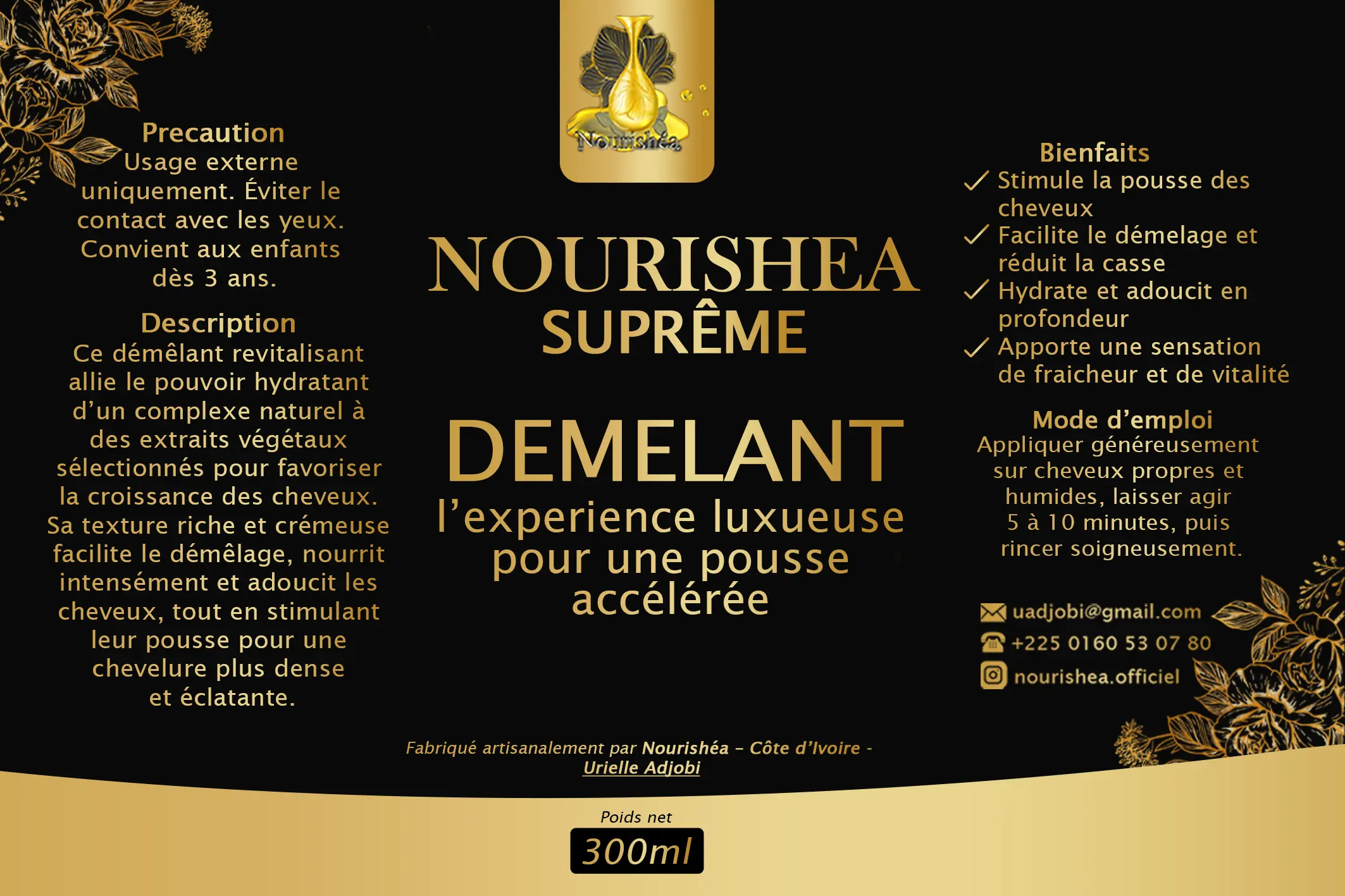 Nourishea Supreme Démêlant Modifié